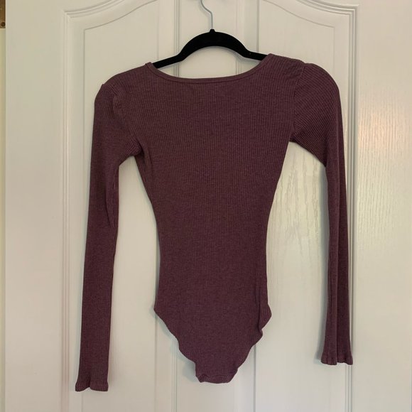 Aritzia Golden Purple Bodysuit Size XXS - Picture 2 of 3